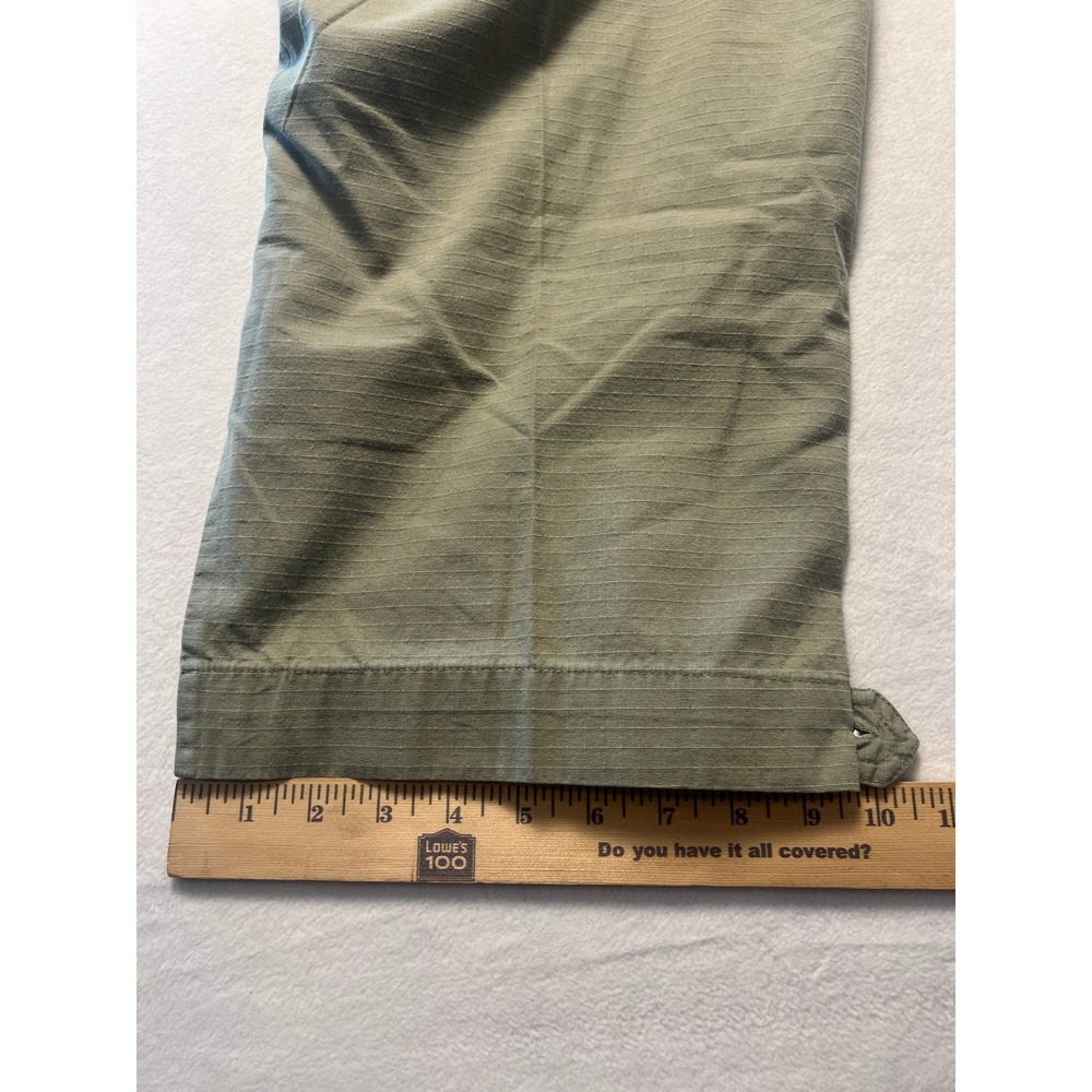 Studio Works Wm 18 Crop Pants Utility Gorpcore Olive Green Ripstop Cotton Hiking - Picture 4 of 8